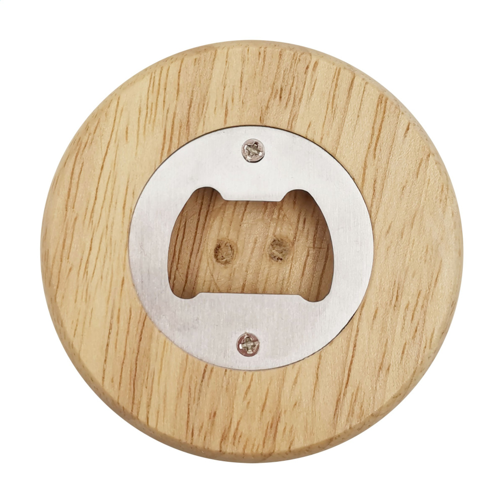 Logo trade business gift photo of: Rondo circular bottle opener