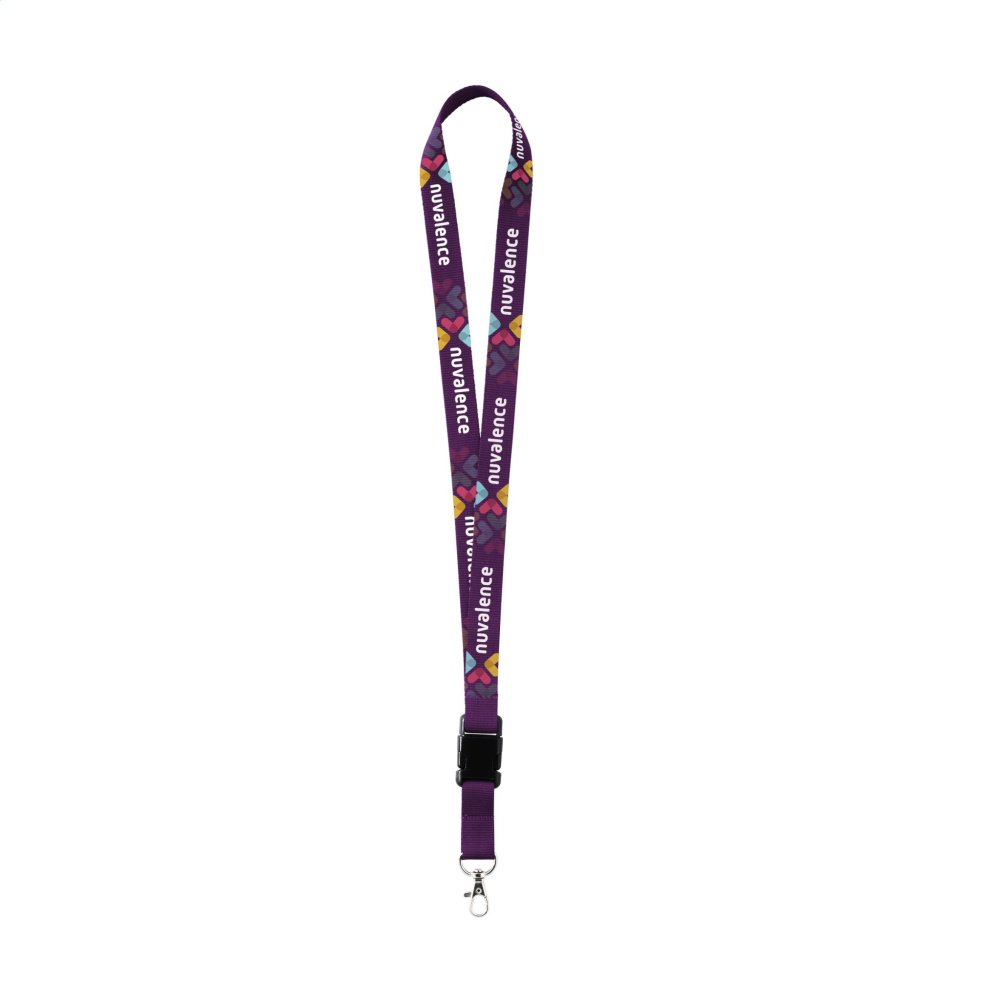 Logo trade promotional product photo of: Lanyard Sublimation Buckle keycord 25 mm