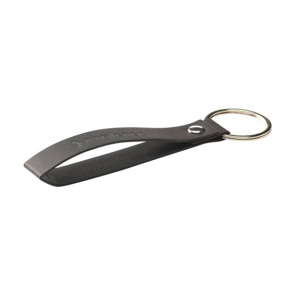 Logotrade corporate gift image of: Vegan Pineapple Leather Keyring