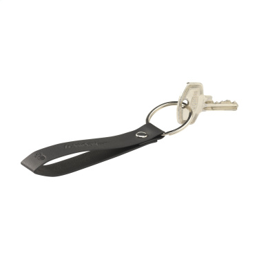 Logo trade promotional gifts image of: Vegan Pineapple Leather Keyring