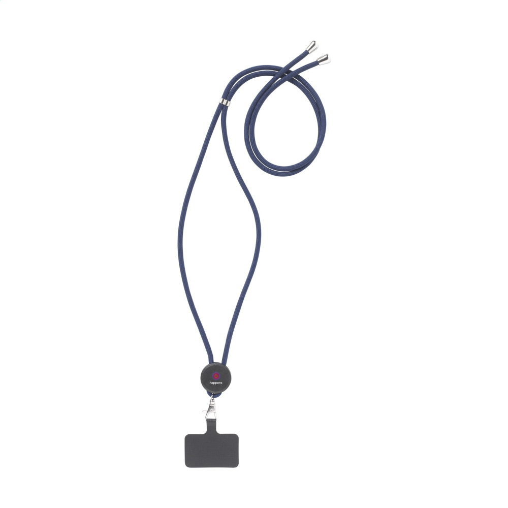 Logotrade promotional merchandise photo of: Lace Lanyard GRS RPET 5 mm keycord