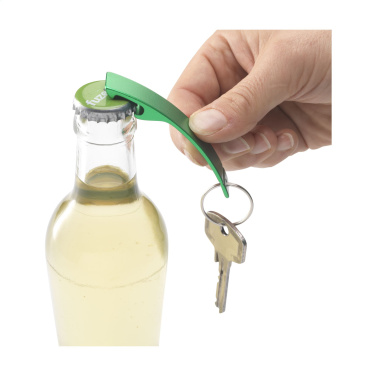 Logotrade corporate gifts photo of: Alu Opener GRS Recycled keyring