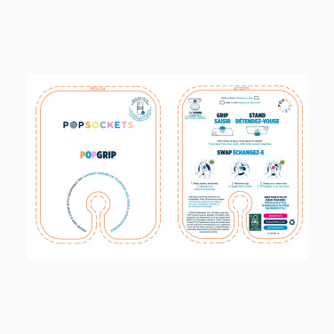 Logo trade corporate gift photo of: PopSockets® 2.0 telephone holder