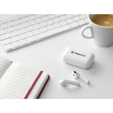 Logotrade promotional item image of: Sensi TWS Wireless Earbuds in Charging Case