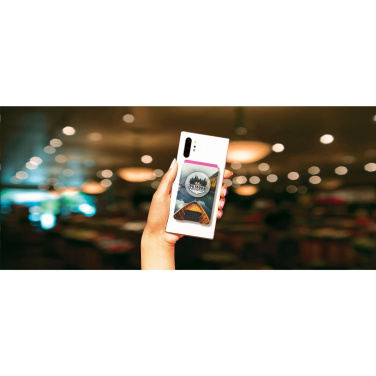 Logo trade promotional products image of: PopSockets® PopWallet+ card holder with PopGrip