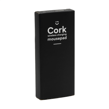 Logotrade advertising products photo of: Cork Wireless Charging Mousepad