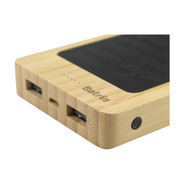 Logotrade promotional gift picture of: Solar Powerbank 8000+ Wireless Charger