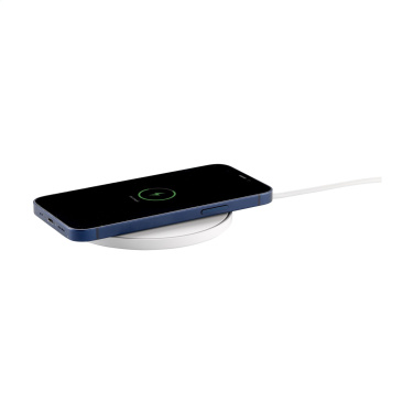 Logo trade corporate gifts picture of: Coil RCS Recycled Wireless Charger