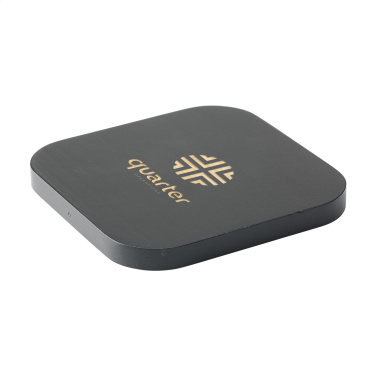 Logo trade business gifts image of: Bamboo Wireless Charger 15W