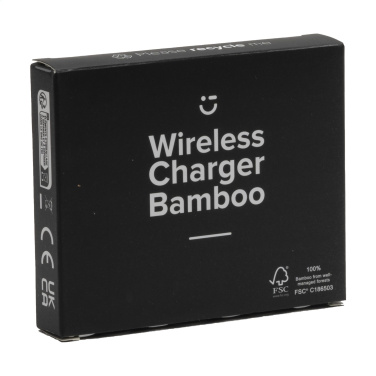 Logotrade advertising product picture of: Bamboo Wireless Charger 15W