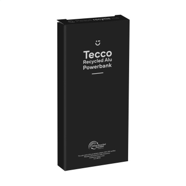 Logo trade promotional giveaways image of: Tecco GRS Recycled Alu Powerbank 5000 external charger