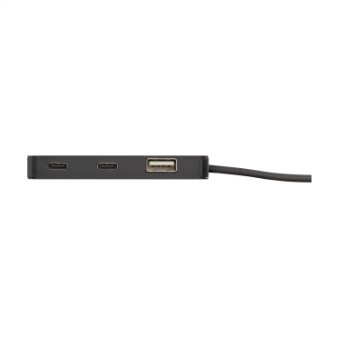 Logo trade corporate gifts image of: Tecco GRS Recycled Alu USB Hub