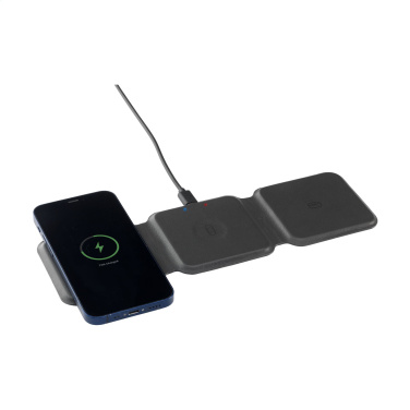 Logotrade promotional product picture of: TriCharge RCS  Recycled PU Wireless Charger