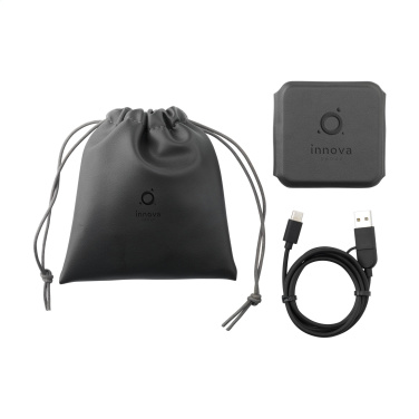 Logo trade advertising products image of: TriCharge RCS  Recycled PU Wireless Charger