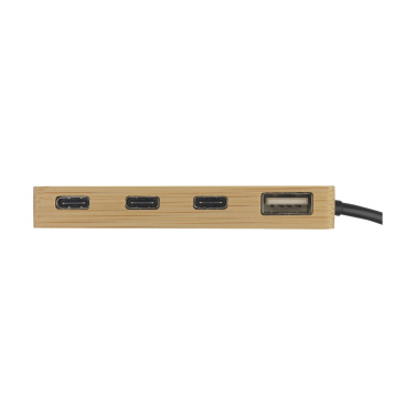 Logo trade promotional gifts picture of: Fyra Bamboo Hub