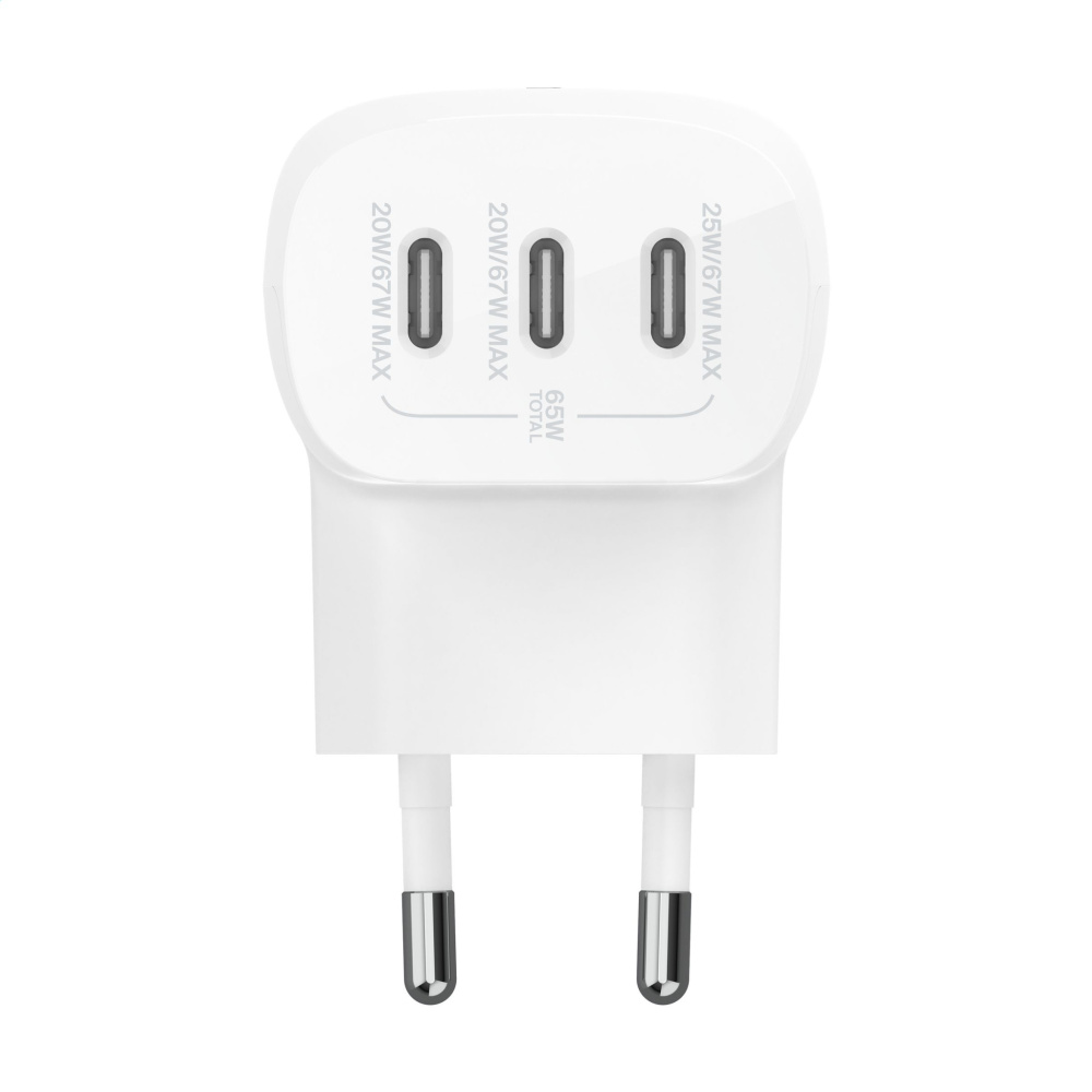 Logotrade promotional products photo of: Belkin BoostCharge 3-Port Wall Charger