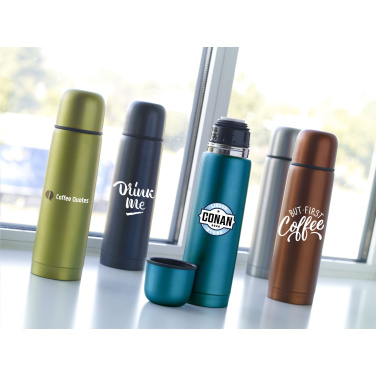 Logo trade advertising product photo of: Frosted Bottle 500 ml thermo bottle