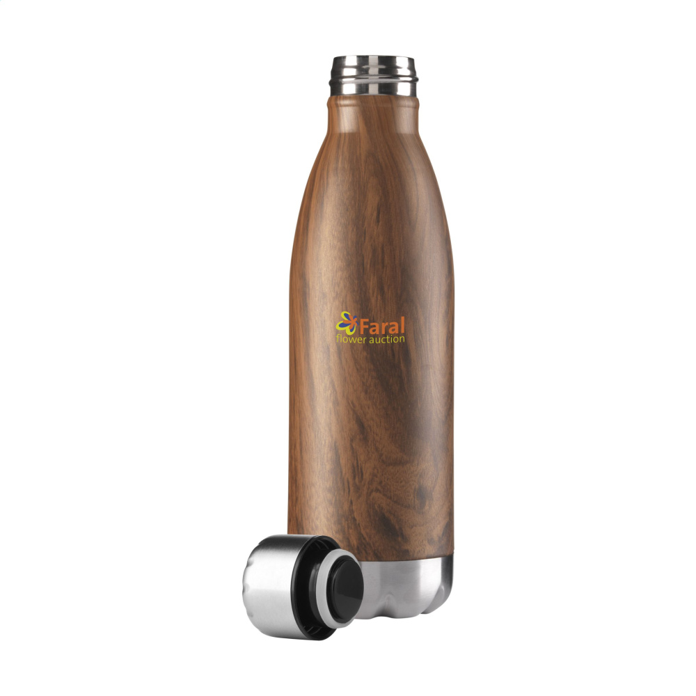 Logotrade promotional gift picture of: Topflask Wood 500 ml drinking bottle
