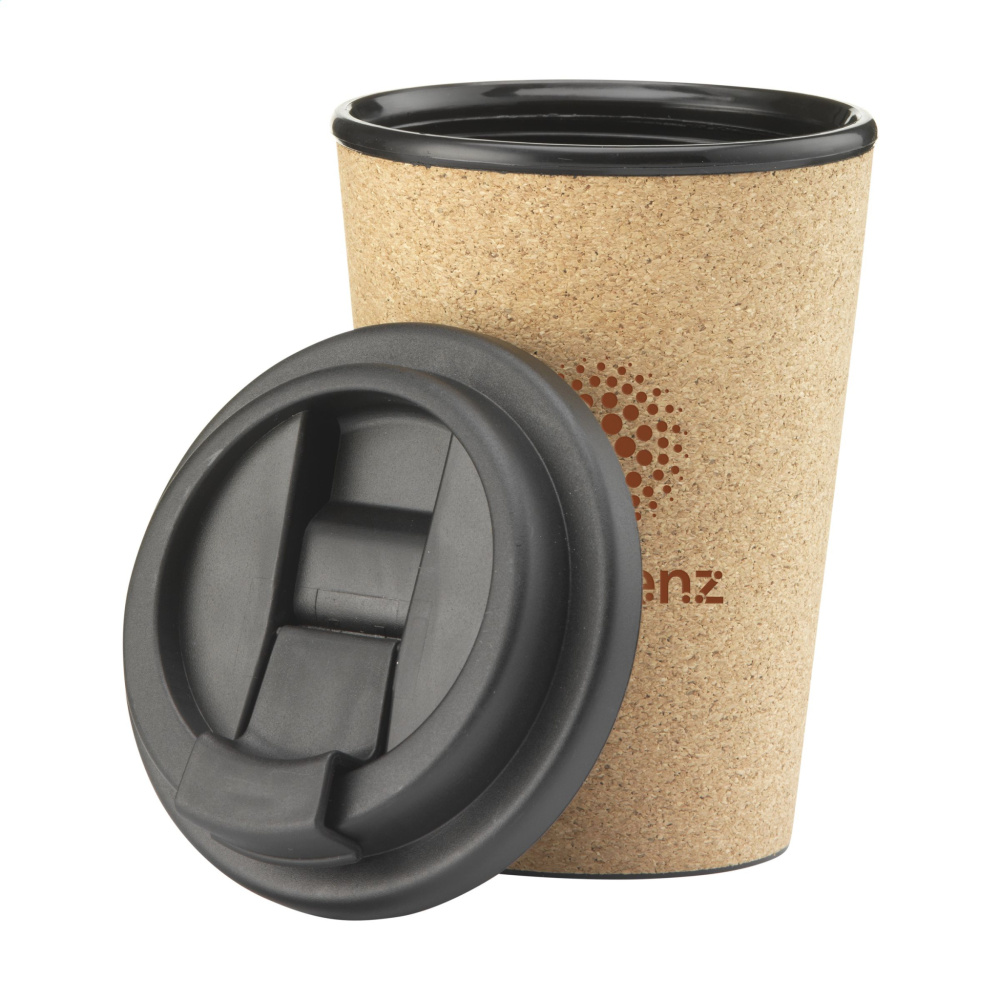 Logo trade promotional product photo of: Attea Cork 350 ml coffee cup