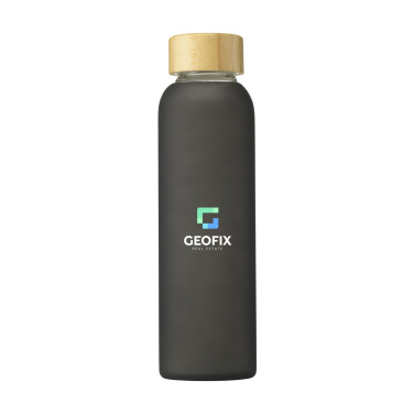 Logo trade corporate gift photo of: Frosty Glass Bottle 550 ml drinking bottle