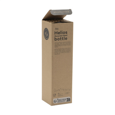 Logo trade promotional merchandise image of: Helios RCS Recycled Steel Bottle 470 ml