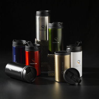 Logo trade promotional product photo of: Thermo Can RCS Recycled Steel 300 ml thermo cup