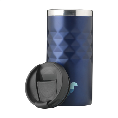 Logotrade promotional items photo of: Geometric Mug RCS Recycled Steel 280 ml thermo cup