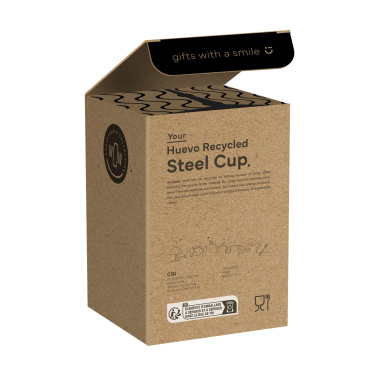 Logo trade business gift photo of: Huevo RCS Recycled Steel Cup 350 ml thermo cup