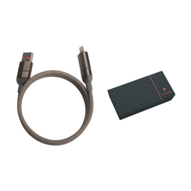 Logo trade promotional giveaway photo of: Charging cable with data transfer DONNES Pierre Cardin