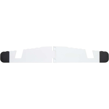Logo trade advertising products picture of: Buna recycled plastic foldable tablet and phone stand