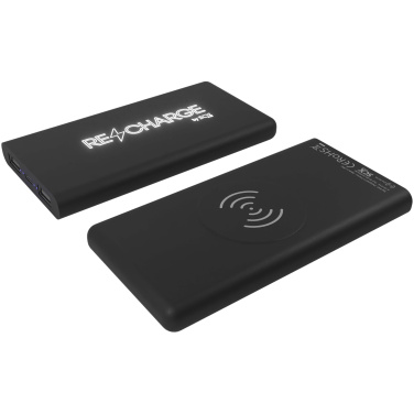 Logotrade advertising product image of: SCX.design P40 10.000 mAh light-up wireless rubber power bank
