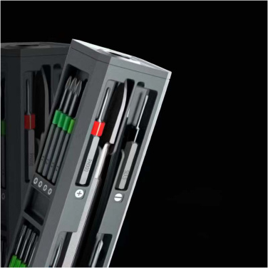 Logotrade promotional product image of: SCX.design T20 30-piece screwdriver and repair set in aluminium case
