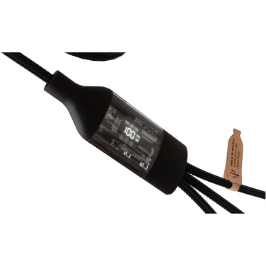 Logotrade corporate gift image of: SCX.design C50 5-in-1 fast charging 100W/5A cable with digital display