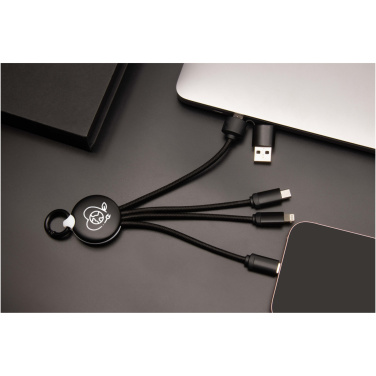 Logo trade business gifts image of: SCX.design C14 15W 5-in-1 charging cable