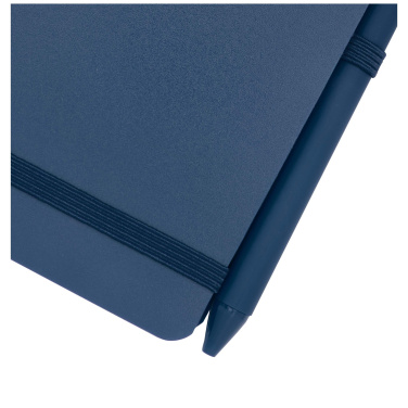 Logotrade promotional products photo of: Thalaasa A6 hard cover ocean-bound notebook with ballpoint pen (black ink)