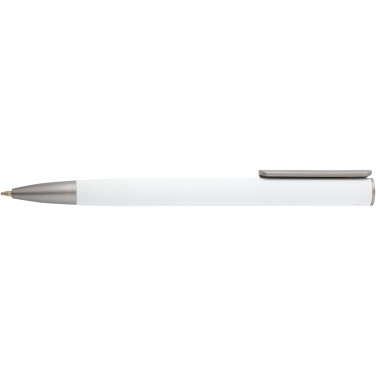 Logo trade advertising products picture of: Ziggur aluminium ballpoint pen (blue ink)