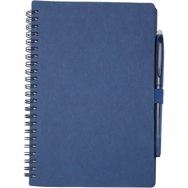 Logotrade business gifts photo of: Slate reusable soft cover notebook and pen set (black ink)