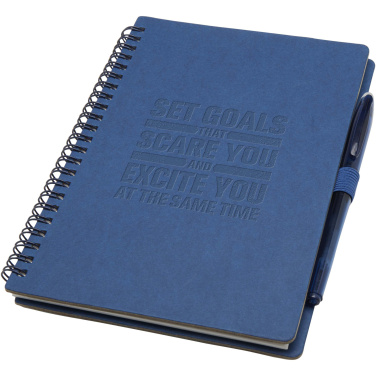 Logotrade promotional giveaway picture of: Slate reusable soft cover notebook and pen set (black ink)