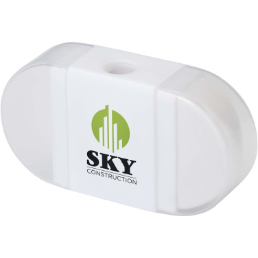 Logotrade promotional item image of: Velvi pencil sharpener with eraser 