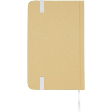 Logotrade promotional product picture of: Reed A6 recycled hard cover notebook with plain pages