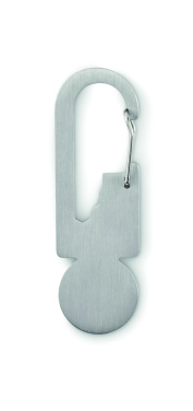 Logo trade promotional gifts picture of: Multifunctional key ring token