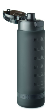 Logo trade promotional giveaways image of: Sports water bottle RPET 1L