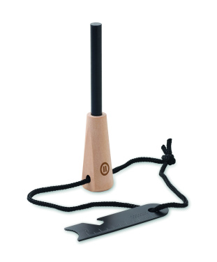 Logo trade business gifts image of: Pine wood fire starter tools