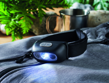 Logo trade advertising products picture of: Rechargeable LED head torch