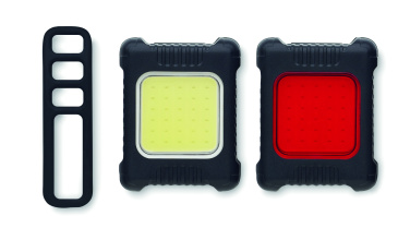 Logo trade business gift photo of: Rechargeable bike light set