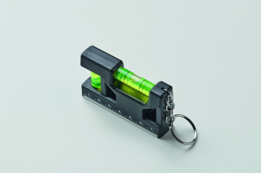 Logo trade business gifts image of: Magnetic level ABS key ring