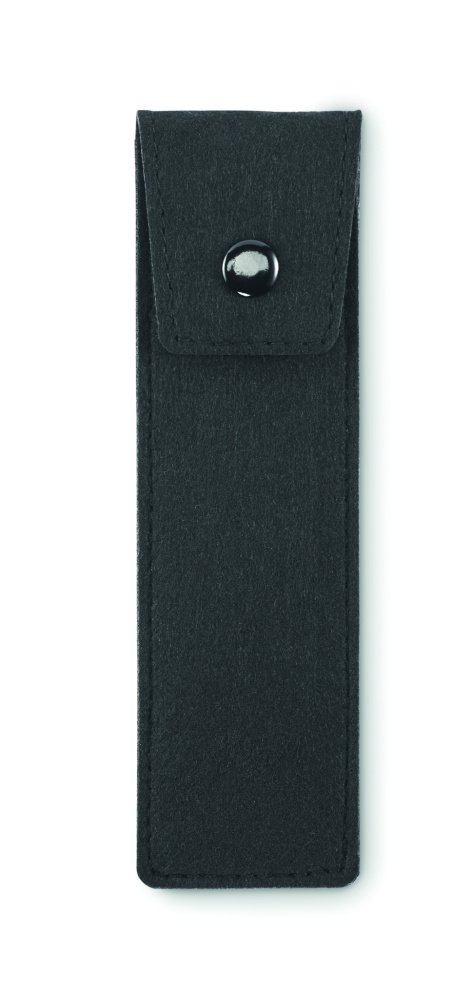 Logo trade promotional merchandise image of: RPET felt pencil case
