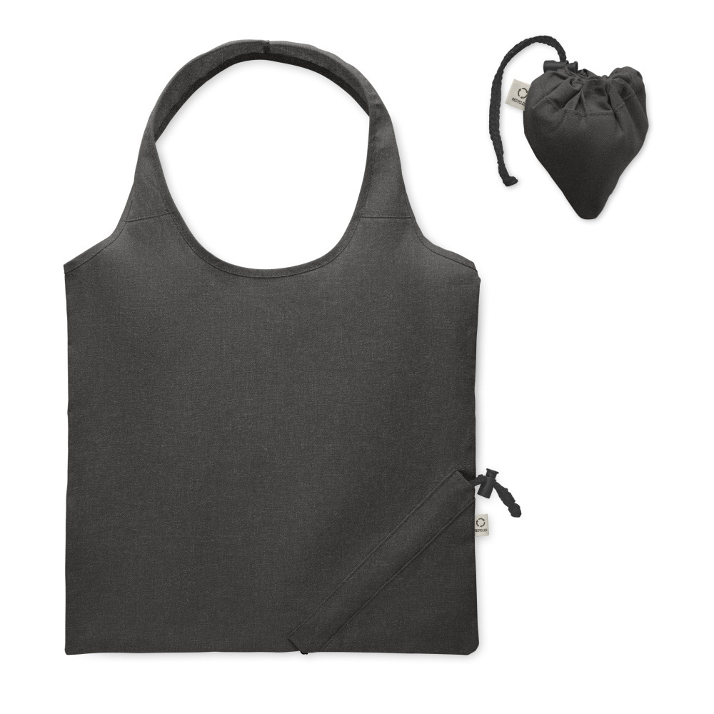 Logo trade promotional gift photo of: Foldable shopping bag 140 gr/m²