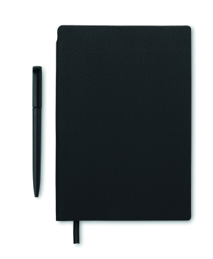 Logo trade advertising products picture of: A5 PU notebook with pen