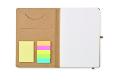 Logo trade advertising products picture of: A5 notebook recycled paper set
